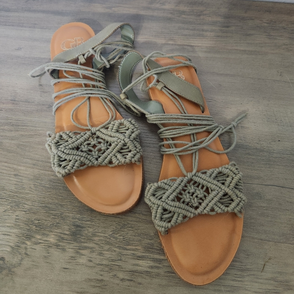 Lace Up Sandals